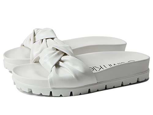 Calvin Klein Women's Chaya Knot Detail Slide Sandals #TOP23