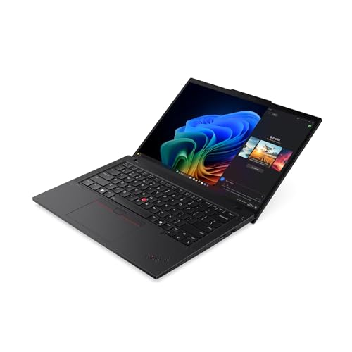 Image of Lenovo ThinkPad T14 Gen 6 Laptop with Intel Core Ultra 7 258V Processor, 14 inch WUXGA, Touchscreen 400Nits Display, AI Powered, 32GB LPDDR5X-8533MT /s Memory, 1TB SSD, Wi-Fi 7, FP Reader, and Win 11 Pro