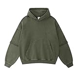 Photo Gallery taioyhd felpa con cappuccio da uomo in finto cotone lavato e consumato, due pezzi, oversize, stile hip-hop, streetwear, per jogging, sport e abbigliamento casual(green,xxl) Photo Gallery taioyhd felpa con cappuccio da uomo in finto cotone lavato e consumato, due pezzi, oversize, stile hip-hop, streetwear, per jogging, sport e abbigliamento casual(green,xxl)