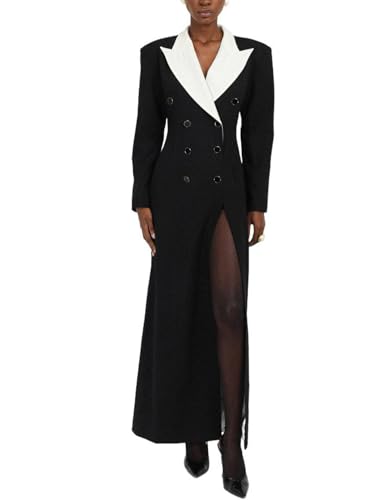 Manteau Long Blazer Femme Mariage chic et veste costume élégante pour cérémonie