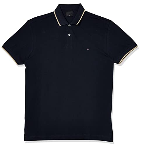 Polo Básica Gola 3 Listras (Pa),Aramis,Masculino,Marinho C/Caqui 110,M