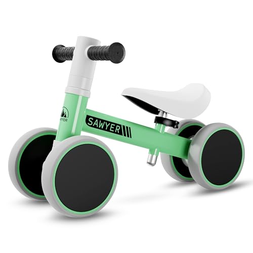 Sawyer Bikes - Corredor de bebé com altura ajustável - brinquedo crianças 1 ano (Mint V2)