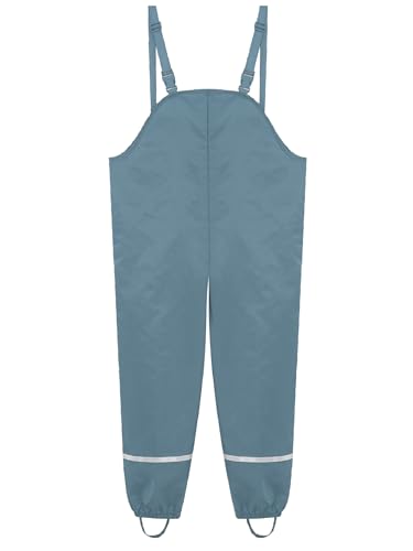 Jhaoyu Girls Boys Rainproof Bib Overalls Adjustable Buckle Strap Trousers with Water-Resistant Fabric for Farm Fishing3