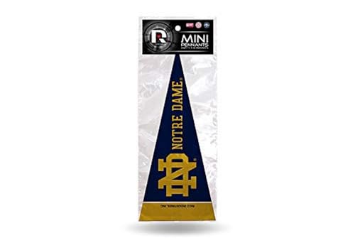 Image of Rico Industries NCAA Mini Pennant Set 4 inch x 9 inch Felt Mini Pennant Team Set (Includes 8 Pieces)