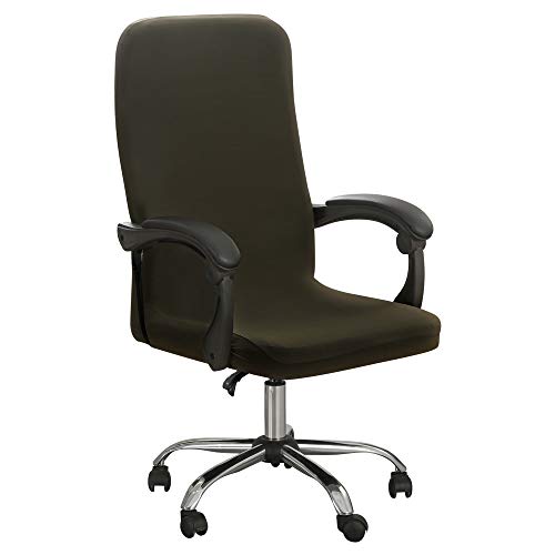 Cysincos Housse de Chaise de Bureau Universelle Housses de Fauteuil Extensibles Fauteuil De Direction Confortable