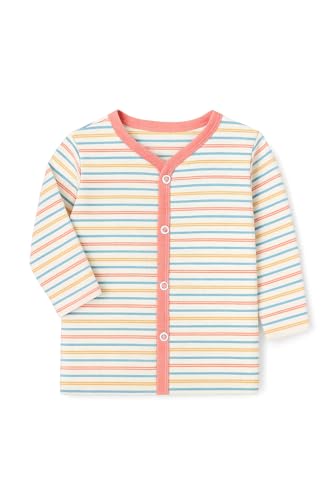 Image of EIO New Born Baby Clothes 0 | Soft Cotton Jablas for New Born | Front-Open Baby Tees for Boys & Girls Pack of 3 Newborn Clothing Set
