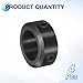 uxcell 4pcs Set-Screw Collars 15mm Bore, 1045 Steel Shaft Collars, 24mm OD, 10mm Width Axle Collar Clamp for Linear Rod Shaft Guide