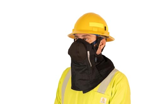 GVS Elipse Flame Resistant Shield + Reusable Half Mask with P3 Nuisance Odor Filters, S/M Size, Black - Image 2