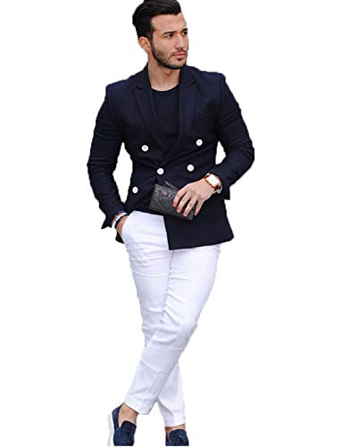 Costume croisé deux pièces pour homme idéal pour mariage et cérémonies chic