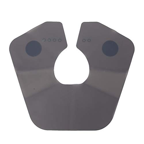 Capa de silicona para peluquería color negro talla L