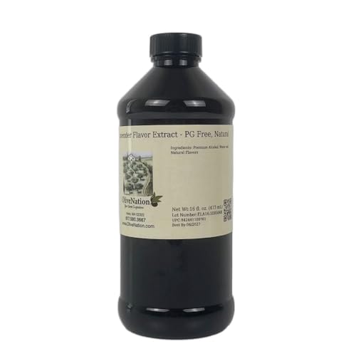 OliveNation Lavender Flavor Extract PG Free, Natural - 16 fl oz