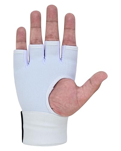 Image of Gel Boxing Hand Wraps Inner Gloves for Men & Women, Quick Slip-On Padded Knuckle Protection with Wrist Support for MMA, Muay Thai & Kickboxing, Heavy Bag & Martial Arts