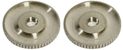 Amazon.co.jp: バッジ 裏ネジ（ギザギザなし） 平ネジ 銀 (2個セット