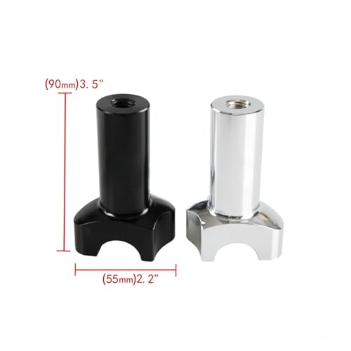Elevador de manillar mecanizado para chasis Dyna y modelos Glide 4