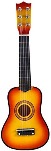 Home 170 PATKAW Toddler Guitar, 21 Inch Wooden Guitar Toy Guitar Portable Guitar for Children s Birthday Presents and Parties (Sun Color)