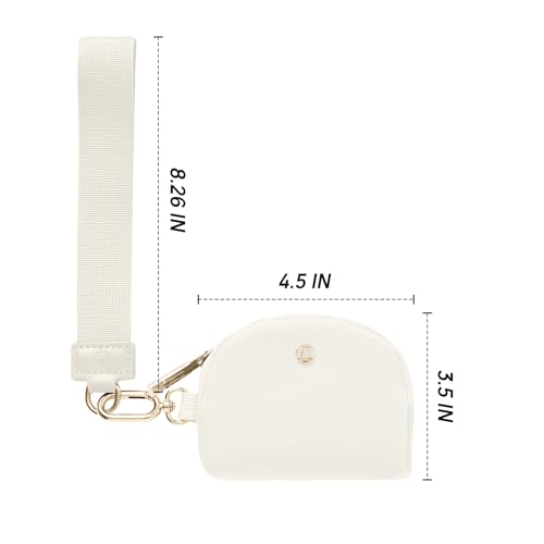 Mum's Memory Dual Pouch Mini Zip Wallet for Women - Portable Keychain Coin Purse & Wristlet Organizer - Image 2