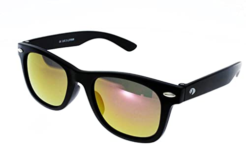 Lunettes de soleil enfant Skeena L370509 monture noire enveloppante haute couvrance