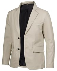 Off White - Men Leather Blazer