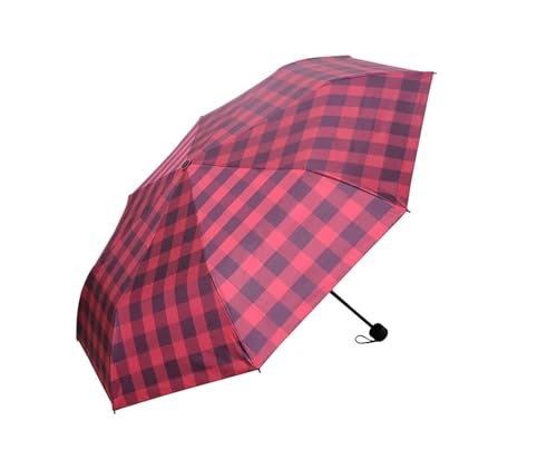 Parapluie pliant léger HJZZQH à trois volets pour adulte et étudiant