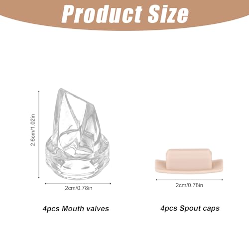 4pcs Valvulas y Tapas para Extractor de Leche Eufy miniatura 2