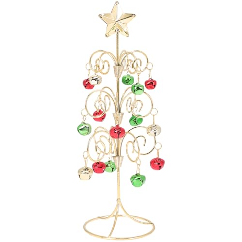 Árbol de Navidad de metal STOBAZA de 28cm que decora sin ocupar espacio en mesa 2