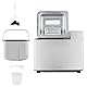 H.Koenig BAKE440 Brotmaschine, 15 Programme, 3 Brotgrößen, bis zu 1 kg Brot, Startvorwahl/Warmhaltefunktion, Müsli-Spender, abnehmbarer Behälter, antihaftbeschichtet, LCD-Display, 600 W