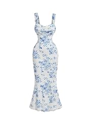 Blue and White Floral