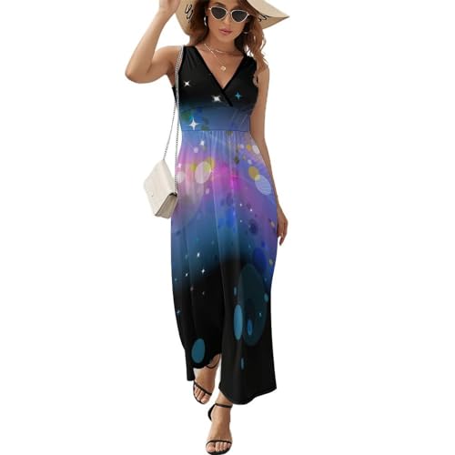 Robe Longue d'Été Moucheté Chic pour Vos Journées Plage et Soirées Décontractées