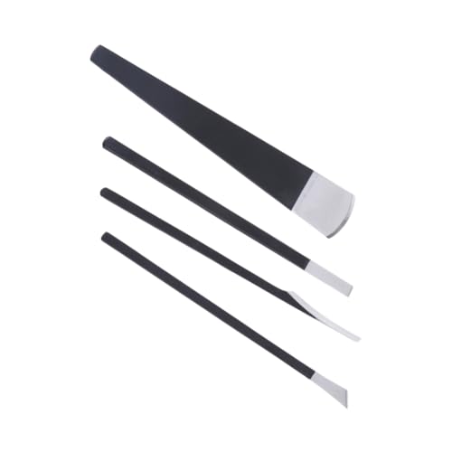 DRESSOOS 1 セット ネイルグルーミングキット フットペディキュアツール ペディキュアキット Black