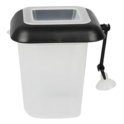 per mangime per pesci, mangiatoia galleggiante con , supporto per cibo per pesci – per esche vive e acquari d'acqua dolce per il controllo delle porzioni