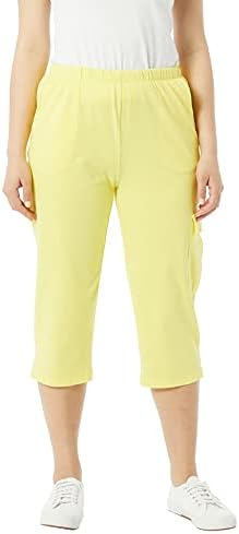 yellow pull on pants