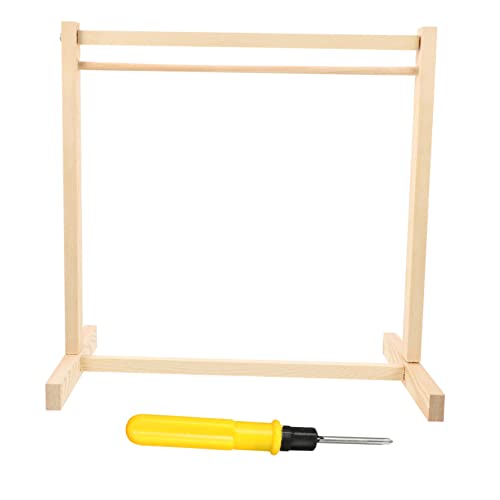 BESPORTBLE 1pc Doll Wooden Hanger Clothes Rack Wooden Holder for Dolls Clothing Accessories Convenient Installation for Organizing Garments