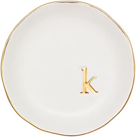 COLLECTIVE HOME - Ceramic Jewelry Tray, Decorative Trinket Dish f...