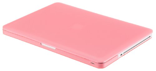 Kuzy - PINK Rubberized 13inch Hard Case Cover See Thru for NEW Macbook PRO 13.3