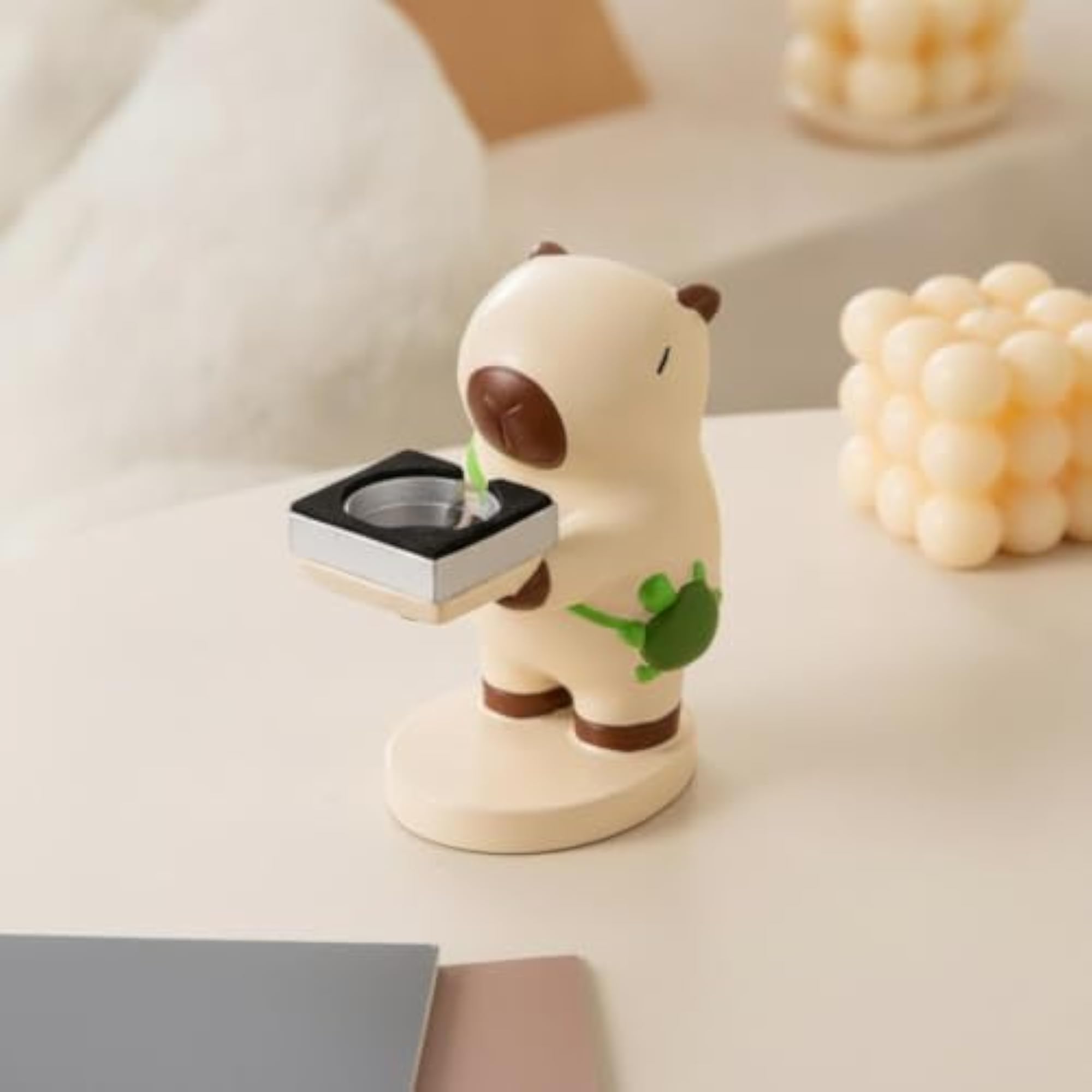Charging Station Watch Stand with Playful Capybara Design