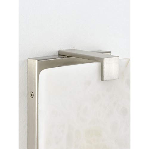 Image of Progress Lighting LED Alabaster Stone Brushed Nickel ADA Wall Sconce 8.50x8.00x8.00