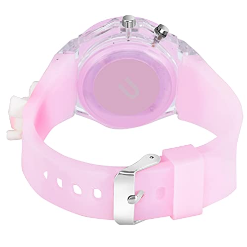 SWADESI-STUFF-Cute-Cartoon-Multi-Color-Lights-Rubber-Strap-Analog-Watch-for-Girls