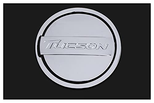 lifmagic Cochon de Voiture ABS Chrome Réservoir de Carburant Capuchon de Carburant Couvercle Couvercle Travalier Aide pour Hyundai Tucson 2015 2016 2017 2017 Accessoires (Color Name : Black)