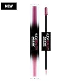 Huda Beauty Matte & Metal Melted Double Ended Eyeshadows! Metallic Eyeshadow Intense Shimmer, Blendability and Longevity! Choose Your Eye Shadow Color! (Silk bomber/bubblegum)