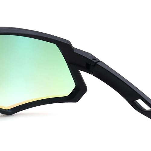 Image of Dervin UV Protected Non-Polarized Sports Sunglasses for Men & Women Driving Cycling Fishing Cricket Sunglasses