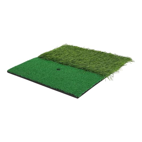 VANZACK Golf Practice Equipment Hitting Mat Grass Feel Reusable No Odor Perfect for Beginners
