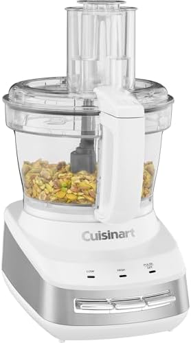 Cuisinart FP-110 Core Custom 10-Cup Multifunctional Food Processor, White and Stainless
