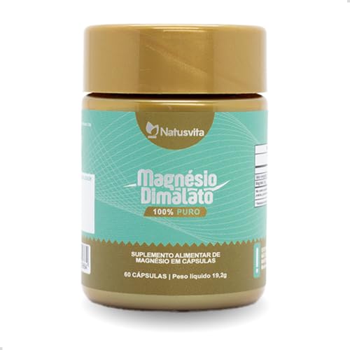Magnesio Dimalato 100% Puro (01 unidade 60 cápsulas)