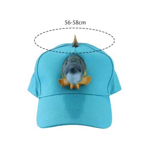 Gorra con pez 3D Alide ligera contra el sudor y calor 7