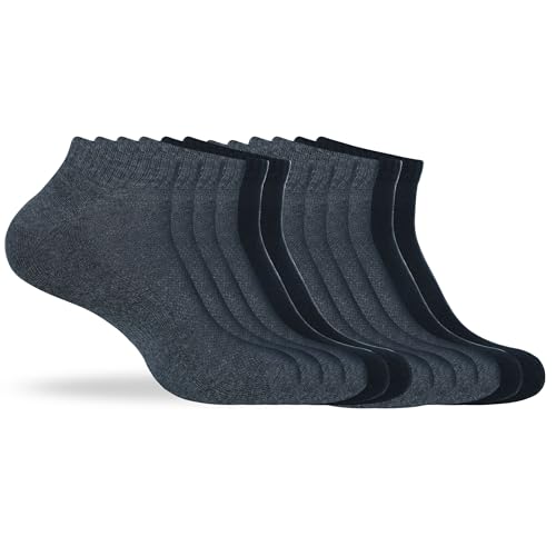 Image of Women's Ankle Socks Thick Cushioned Cotton, Moisture-Wicking socks, Breathable Performance Socks for Running, Sports