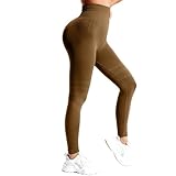 Cellumove - Leggings anticelulíticos 3D mejorados 2025 para mujer, cintura alta, levantamiento de glúteos, control de abdomen y efecto de escultura instantánea, café, L