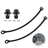 Menibeuty 2 Stück Tankdeckel Halteband für VW & Audi, Tankdeckelleitung Kraftstoffdeckelband, Kraftstoffkappe Gummihalterband Tankdeckel Halteband Gummiband Passend für VW Audi Passat usw.
