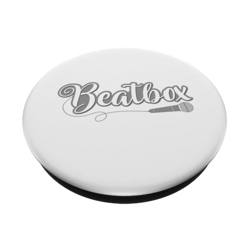 Beatbox Sound Microphone PopSockets Swappable PopGrip, Black - Image 2