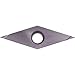 Kyocera VBET 2205MLFSF PR1225 Grade PVD Carbide, 35 Degree Diamond, Positive Rake Angle, Left-Hand Turning Insert for Light Interruption and Finishing in Steel and Stainless Steel (10 pcs)