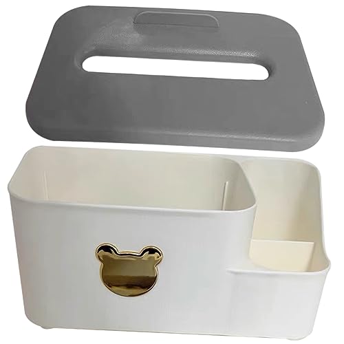SOLUSTRE Cute Tissue Box Napkin Box Tissue Paper Holder Cover Rectangle Home Organizer